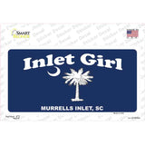 Inlet Girl Novelty Sticker Decal