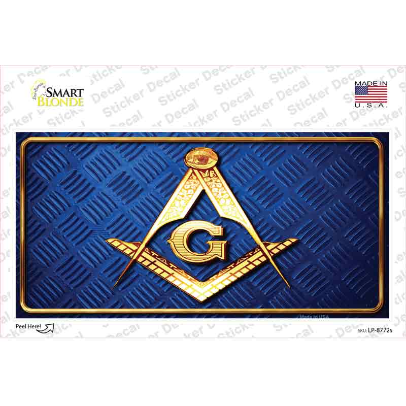 Freemasonry Novelty Sticker Decal
