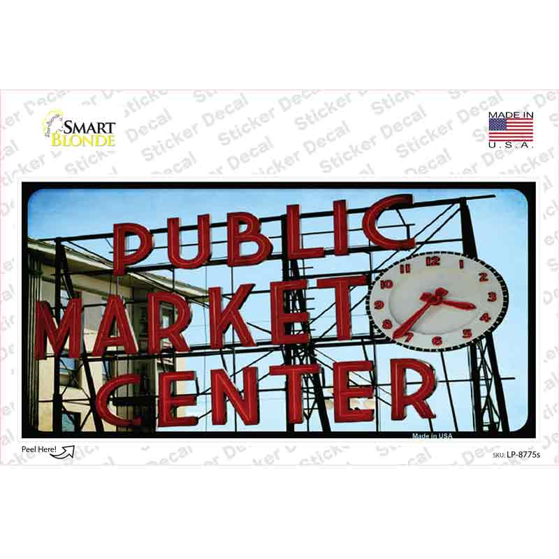 Pikes Place Novelty Sticker Decal