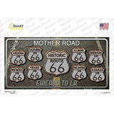 Route 66 Black Top Novelty Sticker Decal