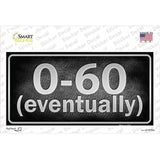 0 To 60 Novelty Sticker Decal