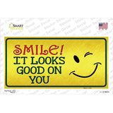 Smile Looks Good Novelty Sticker Decal
