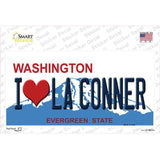 I Love La Conner Washington Novelty Sticker Decal