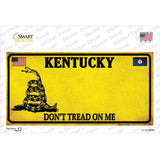 Kentucky Dont Tread On Me Novelty Sticker Decal