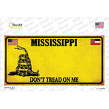 Mississippi Dont Tread On Me Novelty Sticker Decal
