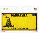 Nebraska Dont Tread On Me Novelty Sticker Decal