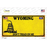 Wyoming Dont Tread On Me Novelty Sticker Decal