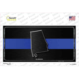 Alabama Thin Blue Line Novelty Sticker Decal
