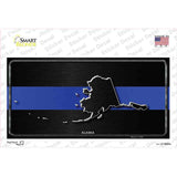 Alaska Thin Blue Line Novelty Sticker Decal