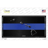 Hawaii Thin Blue Line Novelty Sticker Decal