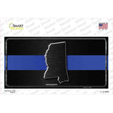 Mississippi Thin Blue Line Novelty Sticker Decal
