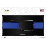 Oklahoma Thin Blue Line Novelty Sticker Decal