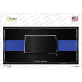 South Dakota Thin Blue Line Novelty Sticker Decal