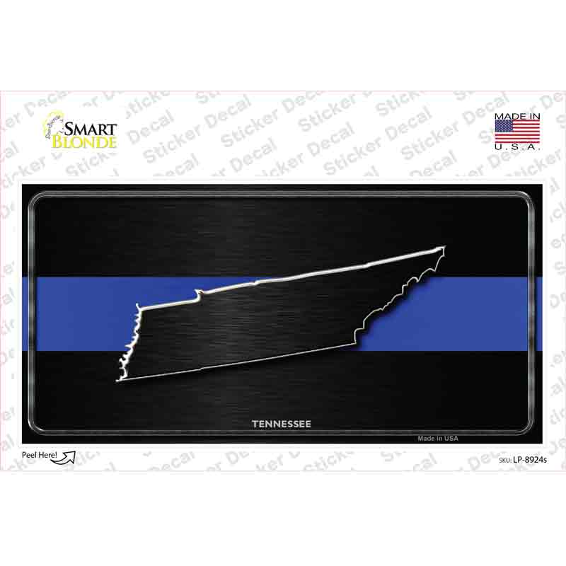 Tennessee Thin Blue Line Novelty Sticker Decal