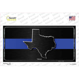Texas Thin Blue Line Novelty Sticker Decal