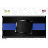 Wyoming Thin Blue Line Novelty Sticker Decal