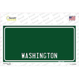 Washington Green Background Novelty Sticker Decal