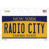 Radio City New York Novelty Sticker Decal