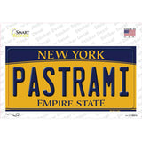 Pastrami New York Novelty Sticker Decal