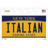 Italian New York Novelty Sticker Decal