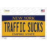 Traffic Sucks New York Novelty Sticker Decal