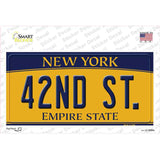 42nd St New York Novelty Sticker Decal