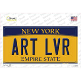 Art Lvr New York Novelty Sticker Decal