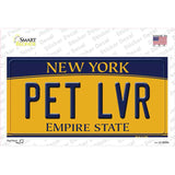 Pet Lvr New York Novelty Sticker Decal
