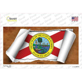Florida Flag Scroll Novelty Sticker Decal