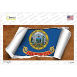Idaho Flag Scroll Novelty Sticker Decal