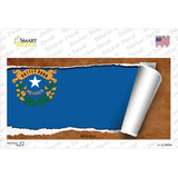 Nevada Flag Scroll Novelty Sticker Decal