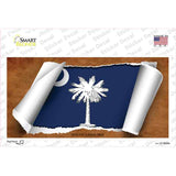South Carolina Flag Scroll Novelty Sticker Decal
