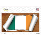 Ireland Flag Scroll Novelty Sticker Decal