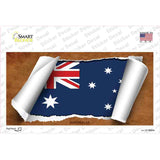 Australia Flag Scroll Novelty Sticker Decal