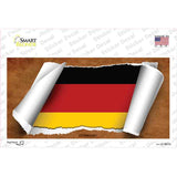 Germany Flag Scroll Novelty Sticker Decal