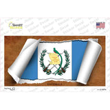 Guatemala Flag Scrolls Novelty Sticker Decal