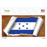 Honduras Flag Scroll Novelty Sticker Decal