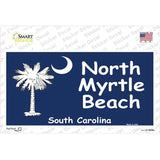 North Myrtle Beach Flag Novelty Sticker Decal