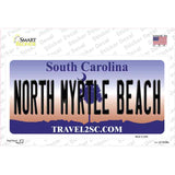 North Myrtle Beach State Background Novelty Sticker Decal