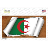 Algeria Flag Scroll Novelty Sticker Decal