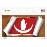 Anjouan Flag Scroll Novelty Sticker Decal