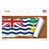 British Indian Ocean Flag Scroll Novelty Sticker Decal