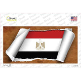 Egypt Flag Scroll Novelty Sticker Decal