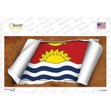 Kiribati Flag Scroll Novelty Sticker Decal