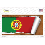 Portugal Flag Scroll Novelty Sticker Decal