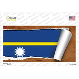 Naury Flag Scroll Novelty Sticker Decal