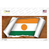 Niger Flag Scroll Novelty Sticker Decal