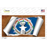 Northern Marianas Flag Scroll Novelty Sticker Decal