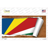Seychelles Flag Scroll Novelty Sticker Decal