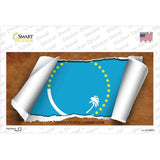South Pacific Commission Flag Scroll Novelty Sticker Decal